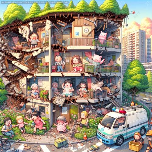🏢 은마아파트 단지 지진 시 대피로는? 🏃‍♀️