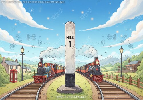 마일 포스트(Mile Post)의 역사영국과 미국 철도의 거리 표시 시스템