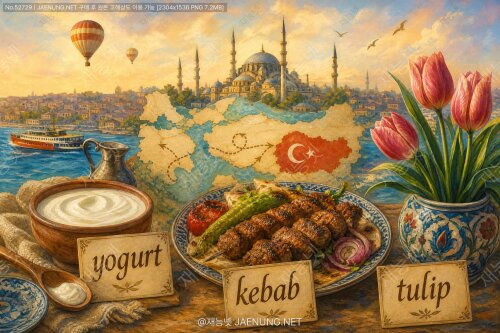 🇹🇷 영어 속에 숨은 터키어 사전: 요거트·케밥·튤립은 어떻게 영어가 되었나 🥙🌷