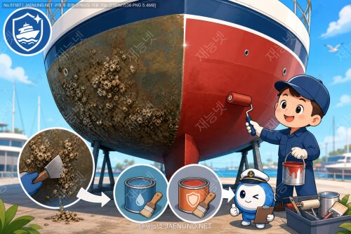 ⚓ 선저 도장(Antifouling Paint) 재시공 가이드 — 따개비 제거부터 실리콘·구리 기반 도료 선택까지