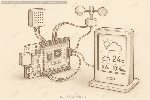 Arduino MKR WiFi 1010으로 만드는 나만의 스마트 날씨 정보 수집 및 표시 시스템 🌤️