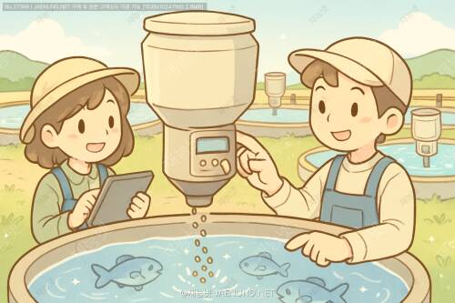 🐟 자동급이기 설정방법 완전정복! 양식장 생산성 높이는 스마트한 먹이주기 🐠