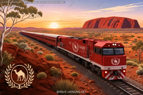 호주 더 간(The Ghan) — 대륙을 종단하는 3,000km의 붉은 사막 철도 여정