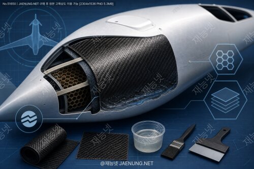 복합재 수리(Composite Repair)787 · A350 동체의 카본 패치 작업
