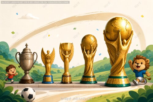 줄리메 컵에서 FIFA 월드컵 트로피까지우승컵의 변천사