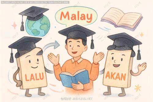 말레이어 과거와 미래 시제 완전 정복! ⏰