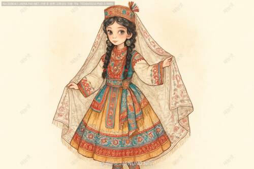 캐릭터 의상 디자인: 민족 의상 요소 활용 ✨👘🎨