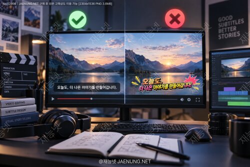 자막 디자인의 원칙: 읽히는 자막과 방해되는 자막을 가르는 기준과 실전 노하우