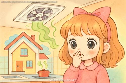 🌪️ 환풍기에서 역류 냄새가 나는 구조적 이유
