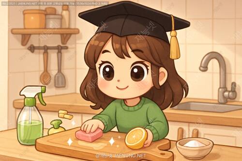 🧽 주방 도마 위생 관리를 위한 천연 방법 🌿