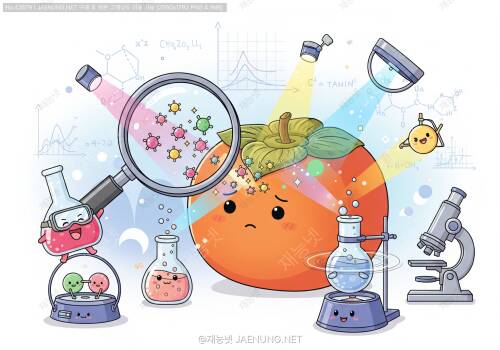 🍂 감의 떫은맛, 과학으로 정복하기! 떫은맛 제거 원리 완벽 가이드 🍊