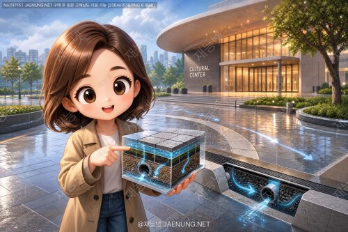 💧 문화센터 외부광장 배수 설계 — 빗물이 어디로 가는지 알아야 진짜 건축이지