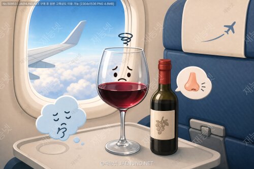 🍷 기내 와인은 왜 맛이 없을까? — 고도 1만m 상공에서 와인 맛이 변하는 진짜 과학적 이유