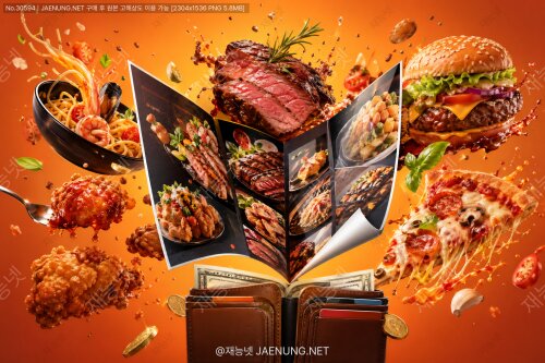 손님 지갑 탈탈 터는 푸드 메뉴 전단지, 식욕 폭발 비주얼 전략 A to Z