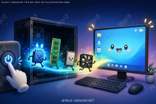 ⚡ 전원 버튼부터 바탕화면까지, 컴퓨터가 깨어나는 15초의 비밀 여행 🖥️