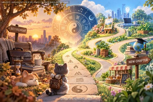 🔮 사주에서 퇴직 후 제2의 직업 찾기: 대운이 바뀌면 적성까지 달라지는 진짜 이유 🧭