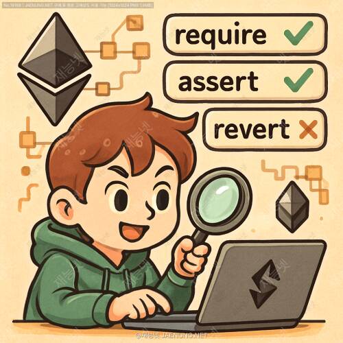 🔍 Solidity 개발자 필수 스킬: require, assert, revert 완전 정복! 차이점부터 실전 예제까지 💯