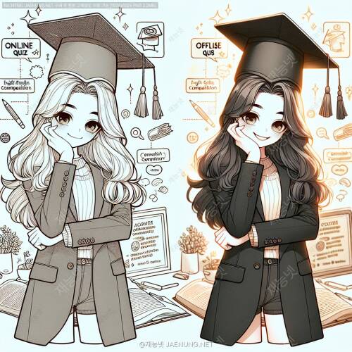 온라인 영어 퀴즈 대회 vs 오프라인 영어 말하기 대회 🎭