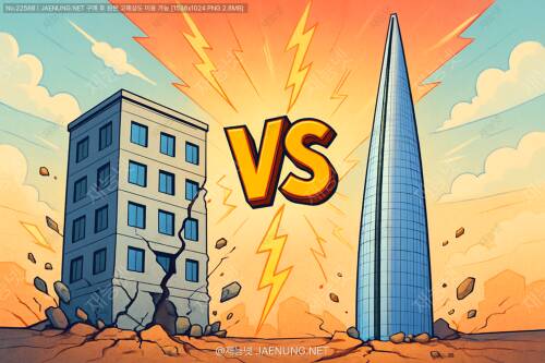 63빌딩 vs 롯데월드타워, 지진에 더 강한 건물은? 🏙️ 🌋