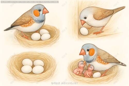 🐦 십자매 알 낳기와 부화 과정 완벽 가이드 - 초보 집사도 성공하는 번식 관리법