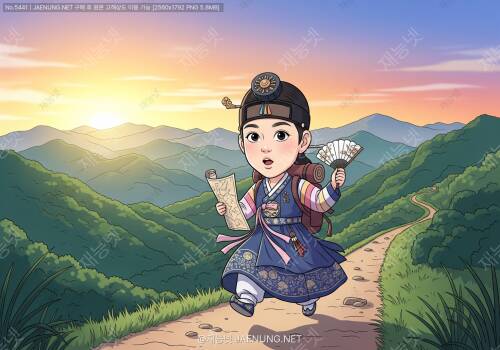 🌍 전통 의상을 입은 귀여운 캐리커처 시리즈 대모험! 🎨