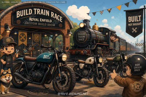 로얄 엔필드 커스텀 빌드 쇼— 'Build Train Race' 문화