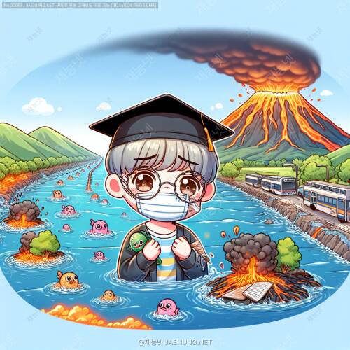 🌋 백두산 화산재로 인해 한강이 오염된다면? 🌊