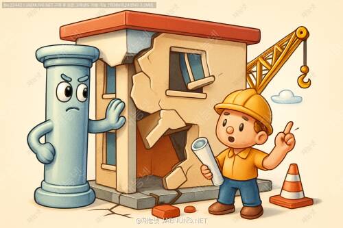 왜 건물 모서리에는 기둥이 필요할까요? 🏢🏗️
