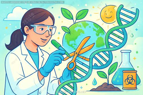 🧬 유전자 편집으로 지구를 살린다! CRISPR 기술을 활용한 생물정화의 모든 것