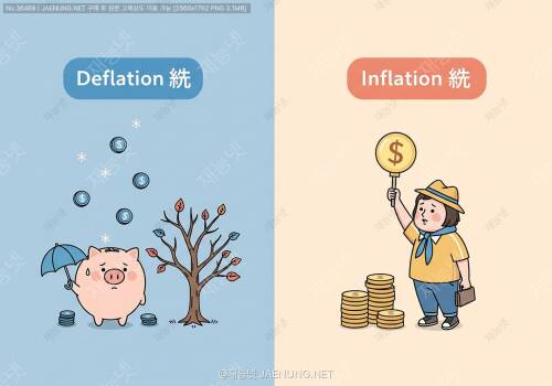 💰 디플레이션 대비 vs 인플레이션 대비경제 상황별 자산배분 완전정복