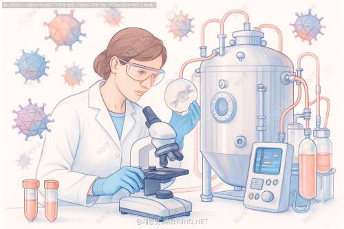 유전자 치료제 벡터 생산: 대규모 AAV 제조 기술 혁신 🧬🔬