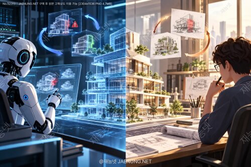 🏗️🤖 AI 자율건축 vs 인간설계건축 — 오류를 발견하고 되돌리는 '보정 구조'의 결정적 차이