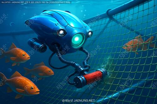 🌊 수중로봇의 그물청소 혁명: 바다 농장의 디지털 관리자 🤖