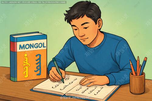 몽골어 작문 실력 키우기 위한 일일 연습법 🇲🇳✍️