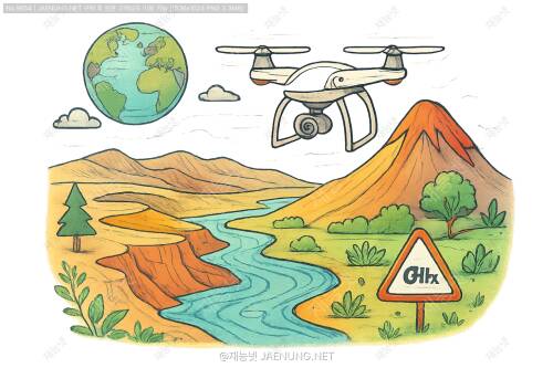 드론으로 지형 탐험하고 환경 지키기! 🚁🌍