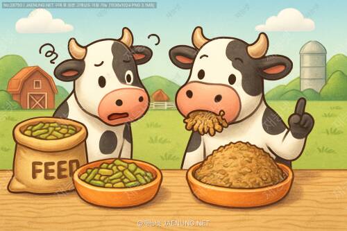 배합사료 vs TMR - 한우 사료효율 완전정복! 🐮