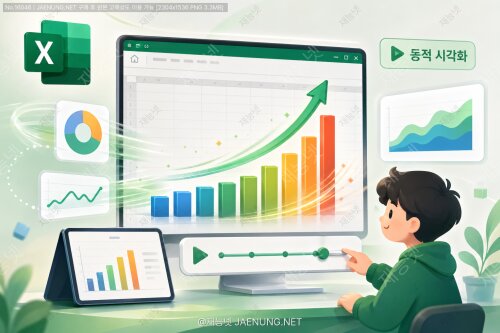 ✨ Excel 차트 애니메이션 마스터하기: 데이터에 생동감을 불어넣는 동적 시각화 기법 ✨