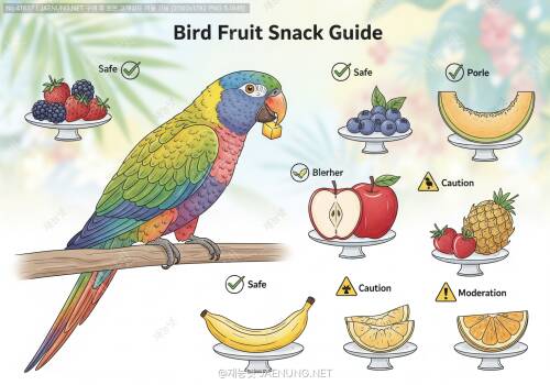 🦜 조류 과일 간식 완벽 가이드 🍎