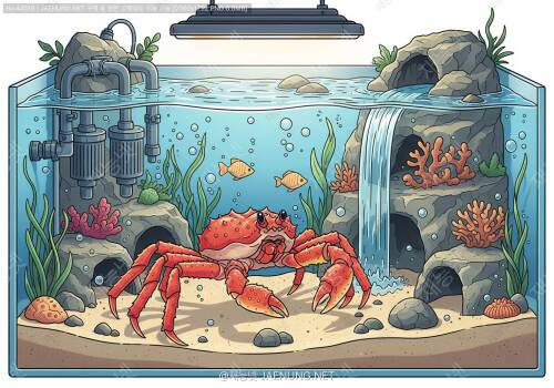 🦀 킹크랩 육상수조 사육의 모든 것
