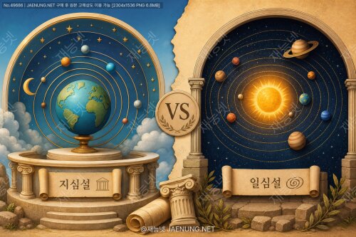 🌍 지심설 VS 일심설: 고대 그리스·로마 우주관 혁명의 철학적 의미와 역사적 충돌