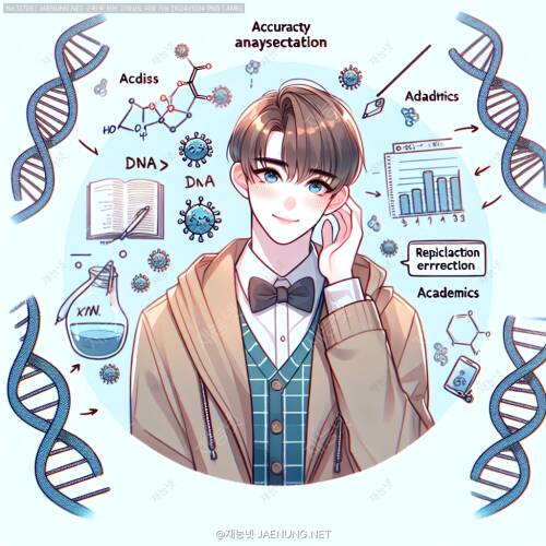 DNA 복제 오류 교정 메커니즘의 정확도 분석 🧬🔍
