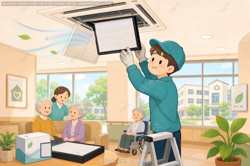🏥 요양원 환기 필터 교체 주기 기준