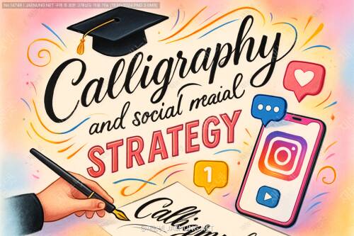 🖌️ Calligraphy and social media: 인스타그램 활용 전략 🖌️