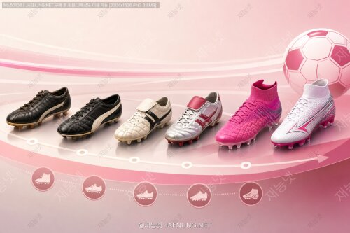 남자 발 기준에서 여자 발로,여자 축구화의 발전사