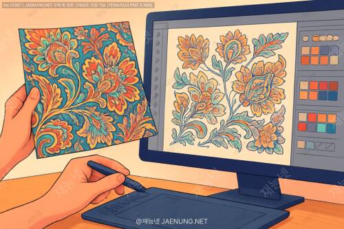 복잡한 패턴도 문제없다: 텍스타일 디자인의 벡터화 🎨✨