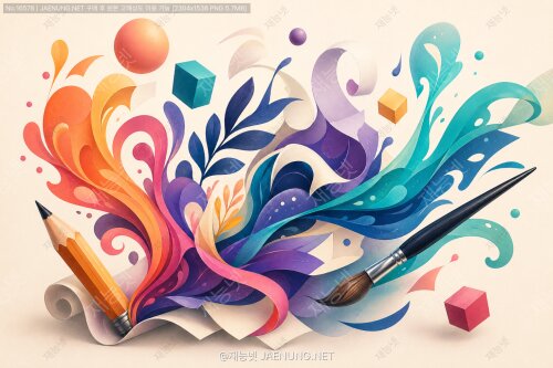 일러스트레이션과 타이포그래피의 환상적인 만남: 텍스트와 이미지가 함께 춤추는 디자인 세계 🎨