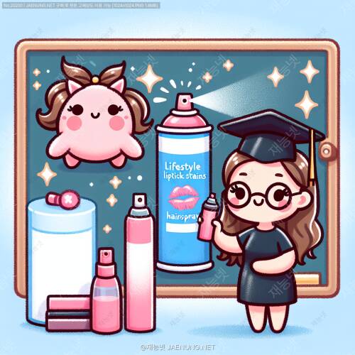 💄 헤어스프레이로 옷에 묻은 립스틱을 지울 수 있다고?