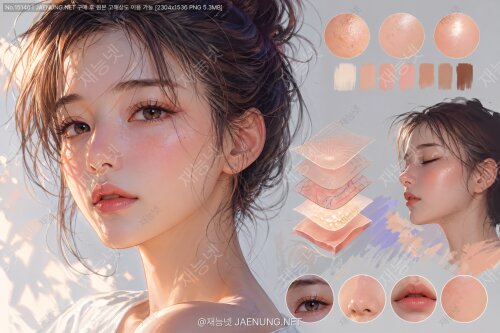 캐릭터 피부 텍스처 표현하기: 생동감 넘치는 디지털 아트의 세계 🎨✨