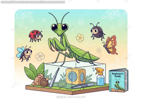 🦗 사마귀 키우기 완벽 가이드: 초보자도 쉽게 시작하는 방법