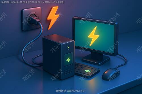 ⚡ 정전이 와도 끄떡없어! 컴퓨터 배터리 백업(UPS)의 신기한 작동 원리 완전정복 ⚡